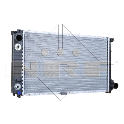Abbildung von NRF EASY FIT 53877 Kühler, Motorkühlung Aluminium 551 326 42 mit Kolbenclip Kühlrippen gelötet BMW: 5 Limousine, 7