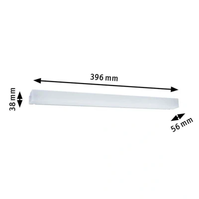 Abbildung von Paulmann 78949 LED Deckenleuchte Spiegelleuchte Luno IP44 White Switch 930lm 230V 8W Alu eckig Metall, Kunststoff 2700 K