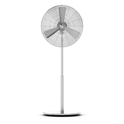 Abbildung von Stadler Form stand Ventilator Charly mit Schwenkfunktion, Höhenverstellung und einstellbarer Neigung, stabiler Standfuss, silber, 450 x 1300 400 mm