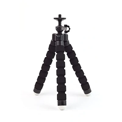 Abbildung von BerryBase Flexibles Mini Stativ mit Kugelkopf, 175mm, schwarz