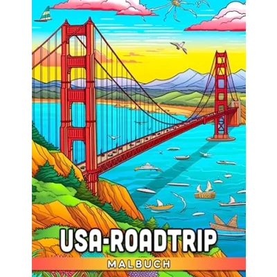 Abbildung von USA Roadtrip: Erleben Sie Amerikas malerische Routen und Wahrzeichen in Farbe