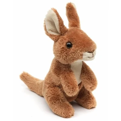 Abbildung von Uni Toys Kuscheltier Känguru Plushie, stehend 15 cm (Höhe) Plüschtier, zu 100 % recyceltes Füllmaterial