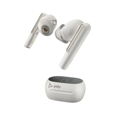 Abbildung von Poly Voyager Free 60+ UC Headset In Ear weiß