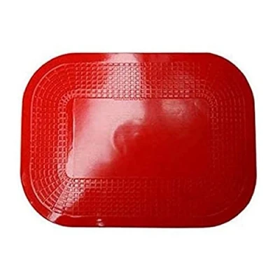 Abbildung von Dycem Anchorpads, Designed for Individuals with Mobility Challenges, Mats Securely Anchor Items, Preventing Slips and Spills, Non Slip Pad, Rectangular, 250 x 180 mm, Red