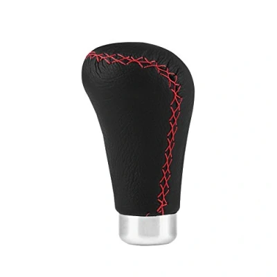 Abbildung von Qiilu Universal Schaltknauf Shift Level Stick Kopf Shifter W / 4 Adapter für Auto Lkw(Rot)