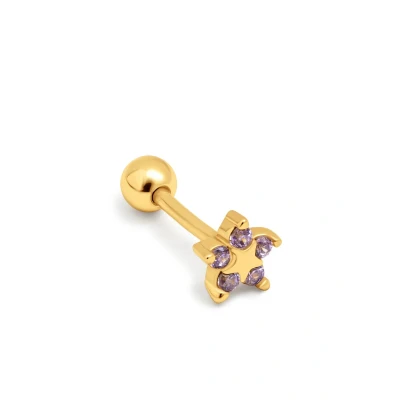 Abbildung von Singularu STAR Shape Loose Ohrringe Lavanda Oro, Damen, Größe: One Size, oro