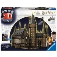 Abbildung von Ravensburger 3D Puzzle Hogwarts Schloss Die Große Halle Night Edition, 540 Puzzleteile, Made in Europe, FSC® schützt Wald weltweit