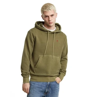 Abbildung von G STAR Overdyed Kapuzenpullover, Herren, Größe: XL, Shadow olive gd