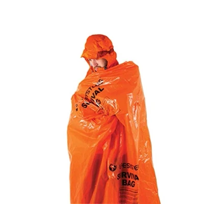 Abbildung von Lifesystems Rettungsbeutel, wind und wasserdicht, orangefarben, für 1 bis 2 Personen