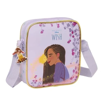 Abbildung von safta Unisex Kids M222 TROLLS 3 Kleine Kuriertasche, Kinder Umhängetasche, ideal für von 5 bis 14 Jahren, bequem und vielseitig, Qualität Belastbarkeit, 16 x 4 18 cm, Rosa, Flieder,