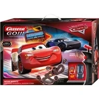Abbildung von Carrera® Autorennbahn Rennbahn Disney·Pixar Cars Neon Nights Rennstrecke Komplettset ab 6J (Streckenlänge 5.3 m), inkl. 2 Spielzeugautos