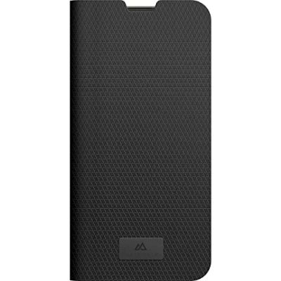 Abbildung von Black Rock Hülle The Classic Booklet Passend für Apple iPhone 14 Pro I Handyhülle, Standfunktion, Magnet Verschluss (Schwarz)
