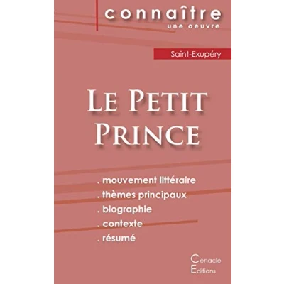 Abbildung von Fiche de lecture Le Petit Prince Antoine Saint Exupéry (Analyse littéraire référence et résumé complet)