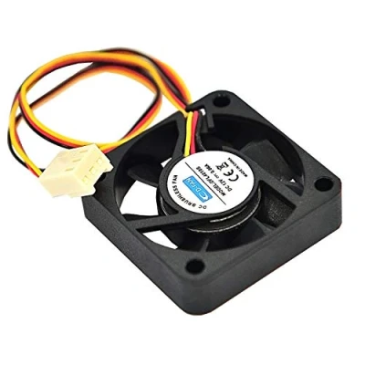 Abbildung von Rhombutech® Flüsterleiser Lüfter, 40 x 10mm, Gleitlager DC12V 0.06A, 3 Pins, NAS Lüfter (1x 40/40/10)