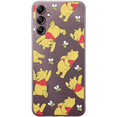 Abbildung von ERT GROUP Handyhülle für Samsung A14 4G/5G Original und offiziell Lizenziertes Disney Muster Winnie The Pooh &amp; Friends 043 optimal an die Form des Handy angepasst, teilweise transparent