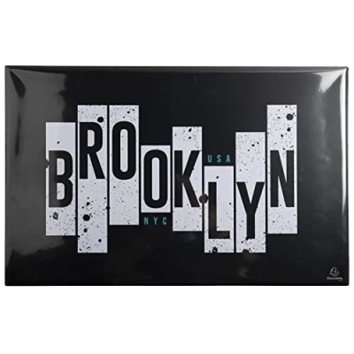 Abbildung von Exacompta 29793E Schreibunterlage extra starkem Karton, Vorder und Rückseite aus PVC, perfekt für Büro Homeoffice, 37,5 x 57,5 cm, Brooklyn Design, Homeoffice