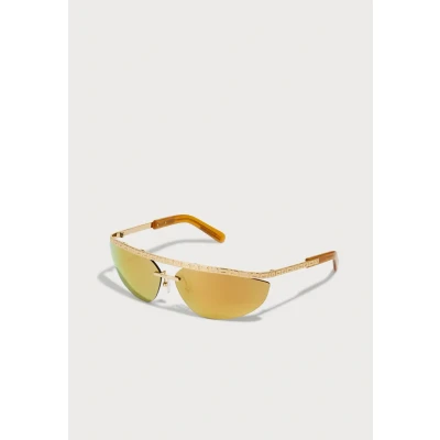 Abbildung von GCDS Unisex Sonnenbrille Shiny deep goldcoloured/brown, Größe: 71, gold coloured/brown