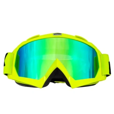 Abbildung von KINGBIKE Motocross Brille Mtb Dirt Bike ATV Crossbrille goggle Sicherheit Tactical Riding Motorradbrillen für Herren Damen Jugend Fit ÜBer (A grün revo, Erwachsene)