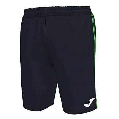 Abbildung von Joma Herren Klassisch Bermuda Sport, schwarz grün neon, S