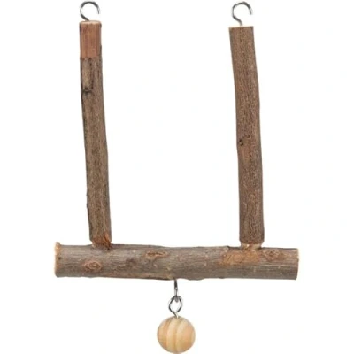 Abbildung von TRIXIE Vogelspielplatz Natural Living Trapezschaukel mit Glocke