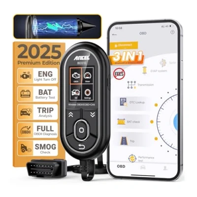 Abbildung von ANCEL BD310 2 in 1 Diagnosegerät OBD2 Scanner Codeleser Auto Reise Computer Gesundheit Monitor &amp; Echtzeit Leistungsmonitor