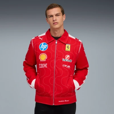 Abbildung von PUMA Scuderia Ferrari HP Team Monza Rennjacke Herren, Kleidung, Rosso Corsa, M