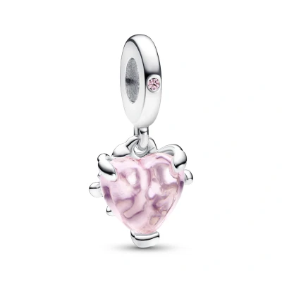 Abbildung von Pandora Family TREE Heart Dangle Charm, Damen, Größe: One Size, Sterling silver