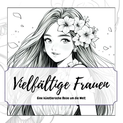 Abbildung von Vielfältige Frauen Malbuch für Erwachsene: Eine künstlerische Reise um die Welt