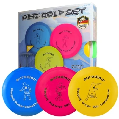 Abbildung von eurodisc Disc Golf Einsteiger Starter Set, PDGA Approved, Putter Midrange Driver
