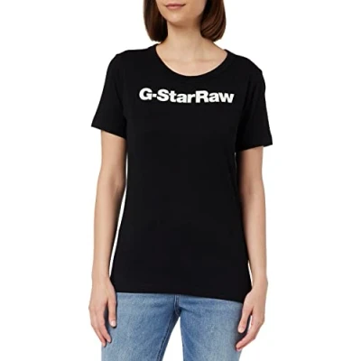 Abbildung von G STAR RAW Damen GS Graphic Slim Top, Schwarz (dk black D23942 336 6484), L