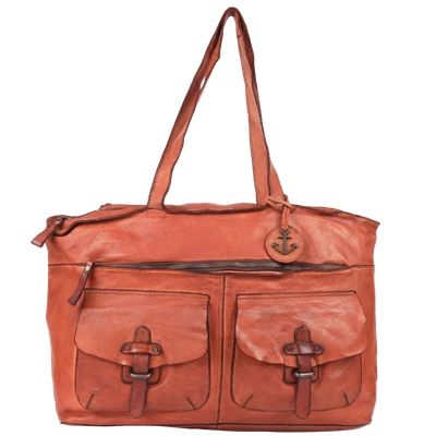 Abbildung von Harbour 2nd Urban Poets Jordan Shopper Shopping Bag, Damen, Größe: One Size, Charming cognac
