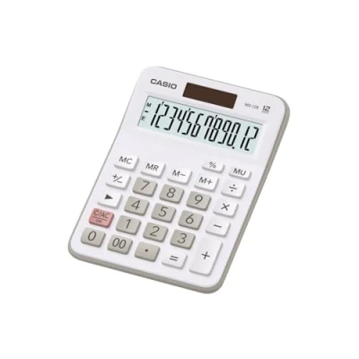 Abbildung von Casio MX 12 Tischrechner stelliges Display