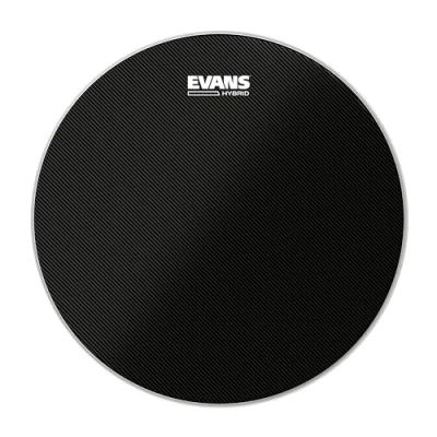 Abbildung von Evans Hybrid Black Marching Snare Drum Head Band Heads 13 Zoll