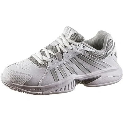 Abbildung von K SWISS Receiver V Multicourt Tennisschuh, Damen, Größe: 41, White/vapor blue/silver Schuhe