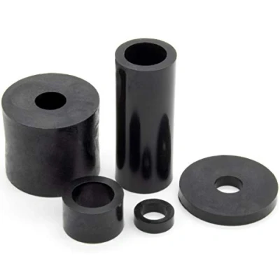 Abbildung von Enkotrade 4 Stück Distanzhülsen für M8 20 x 8,4 10 mm Distanzstücke Rund aus Kunststoff Unterlegscheiben Abstandhalter Lagerbuchsen Distanzscheiben Gewindehülsen