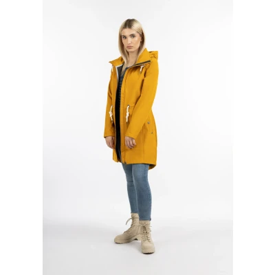 Abbildung von Softshell Mantel EISGEBUNDEN XL / Mustard 94% Polyester 6% Elastane
