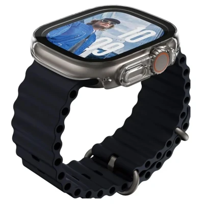 Abbildung von PanzerGlass® Displayschutz Snappie Full Body Slim Transparent für Apple Watch Ultra 2