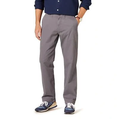 Abbildung von Amazon Essentials Herren Legere Stretch Chinohose mit klassischer Passform, Kohlegrau, 30W / 28L