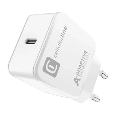 Abbildung von cellularline USB C Charger 15W Typ Reiseladegerät 15 W 240 V Überlastschutz Weiß