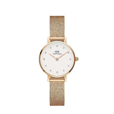 Abbildung von Daniel Wellington Petite Pressed Studio Lumine Uhr Rose goldcoloured, Damen, Größe: 24, gold coloured