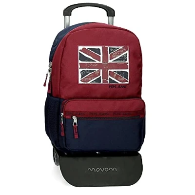 Abbildung von Pepe Jeans Andy Rucksack mit Trolley Rot 32x44x15 cms Polyester 21.12L