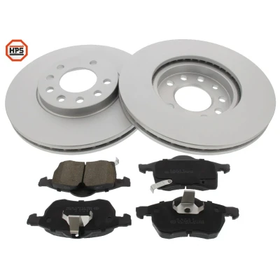 Abbildung von MAPCO 47671HPS Bremsscheiben und beläge Vorderachse Belüftet OPEL: Zafira A, Astra G CC, Caravan