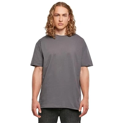 Abbildung von Build Your Brand Herren BY102 Heavy Oversize Tee T Shirt, Darkgrey, S