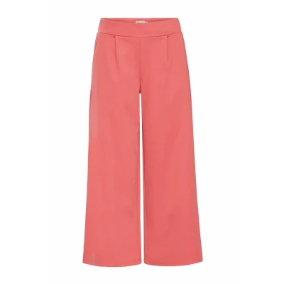 Abbildung von ICHI KATE SUS WIDE Stoffhose, Damen, Größe: XXL, Holly berry