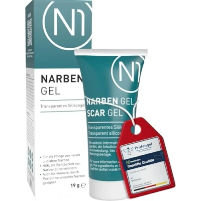 Abbildung von N1 Healthcare Hautpflegegel Narbengel auf Silikon Basis 19g, Für neue und bis zu 2 Jahre alte Narben