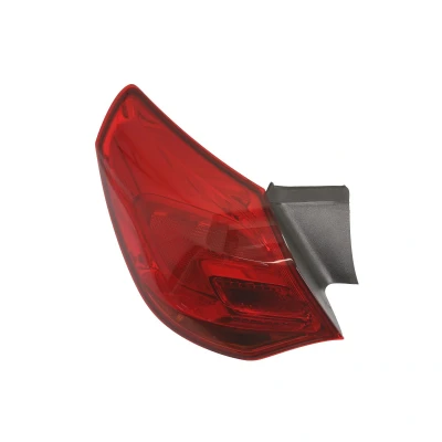 Abbildung von ABAKUS 442 1971L UE Rückleuchte links äusserer Teil W5W, W16W Rot ohne Lampenträger, Glühlampe OPEL: Astra J Schrägheck