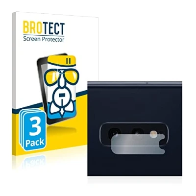 Abbildung von BROTECT Schutzglas für Samsung Galaxy S10e (NUR Kameraschutz) (3 Stück) Schutzfolie Panzer Folie Glas [Extrem Kratzfest 9H, Anti Fingerprint,