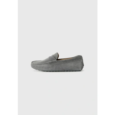 Abbildung von BOSS NOEL Mokassin, Herren, Größe: 43, Medium grey Schuhe