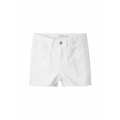 Abbildung von Name it MOM FIT Jeans Shorts für Kinder, Größe: 116, Lucent white