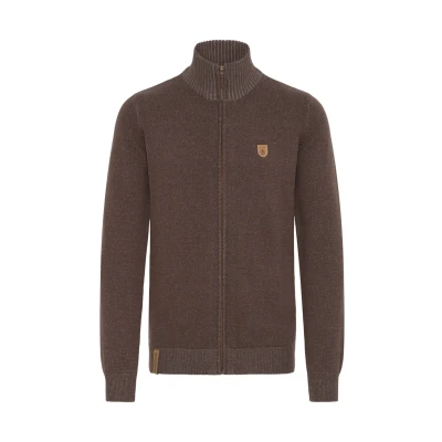 Abbildung von Indicode Jeans Idandy Strickjacke, Herren, Größe: Medium, Dark brown